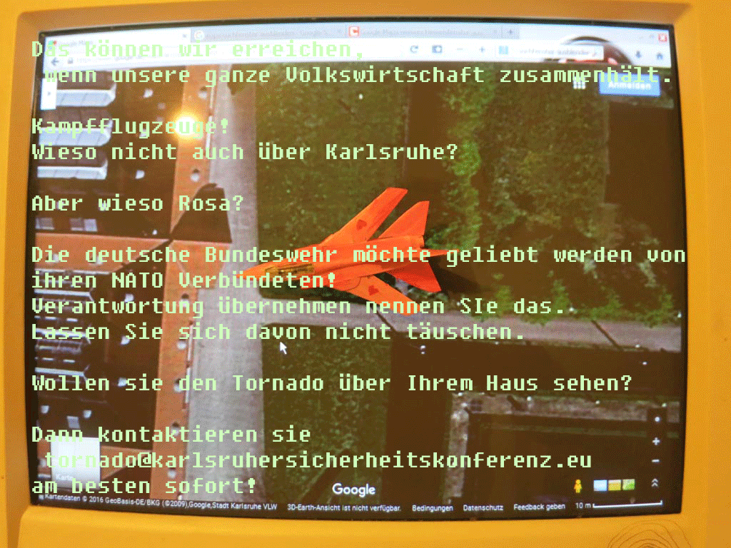 Rosa Tornado ber Karlsruhe!